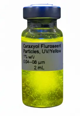 Carboxyl Fluorescent Particles, UV/Light Yellow/Yellow, 1%w/v, 0.04-0.08µm, 2mL