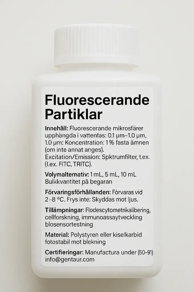 Carboxyl Fluorescent Particles, CyGreen, Flow Cytometry Grade, 1E7/mL, 3.0-3.4µm, 2mL